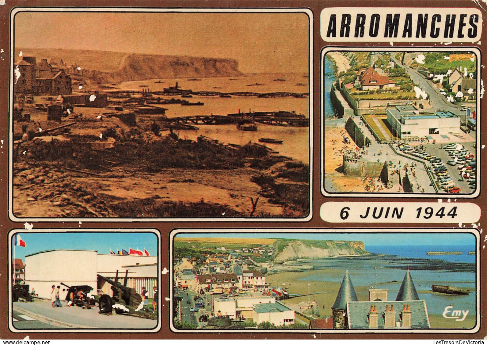 FRANCE - Arromanches - Port Winston - Multivues - Colorisé - Carte Postale Ancienne - Arromanches