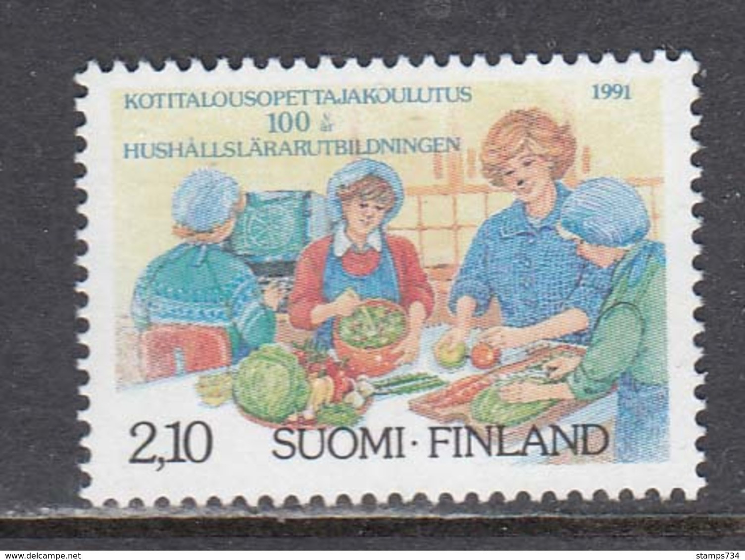 Finland 1991 - 100 Years Of Training As Housekeeping Teachers, Mi-Nr. 1131, MNH** - Unused Stamps