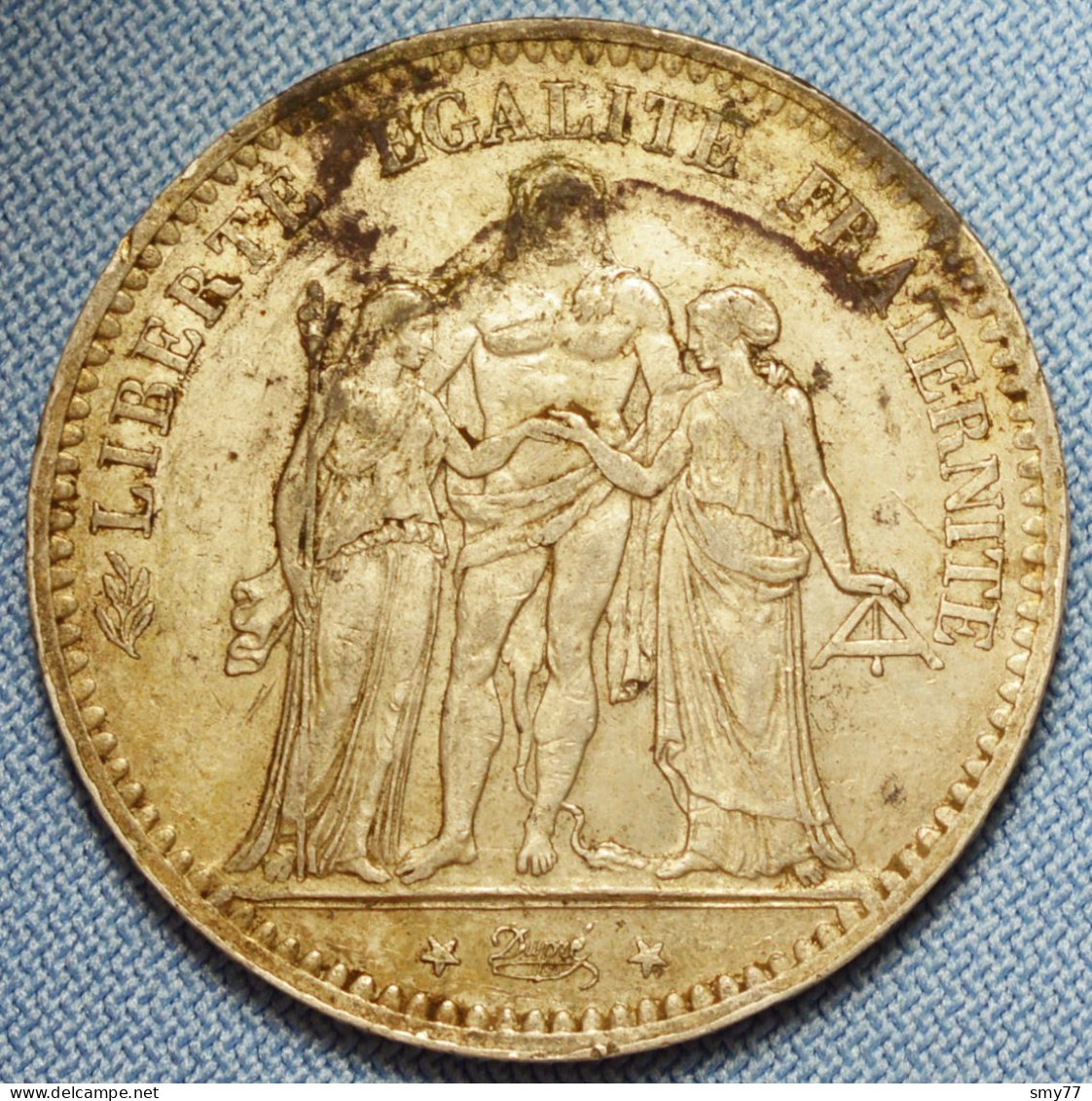 France • 5 Francs • 1876 A   (Paris) • Hercule IIIe République • [24-354] - 5 Francs