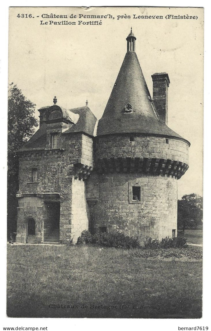 29 Chateau De Penmarc'h Pres Lesneven -  - Le Pavillon Fortifie - Lesneven