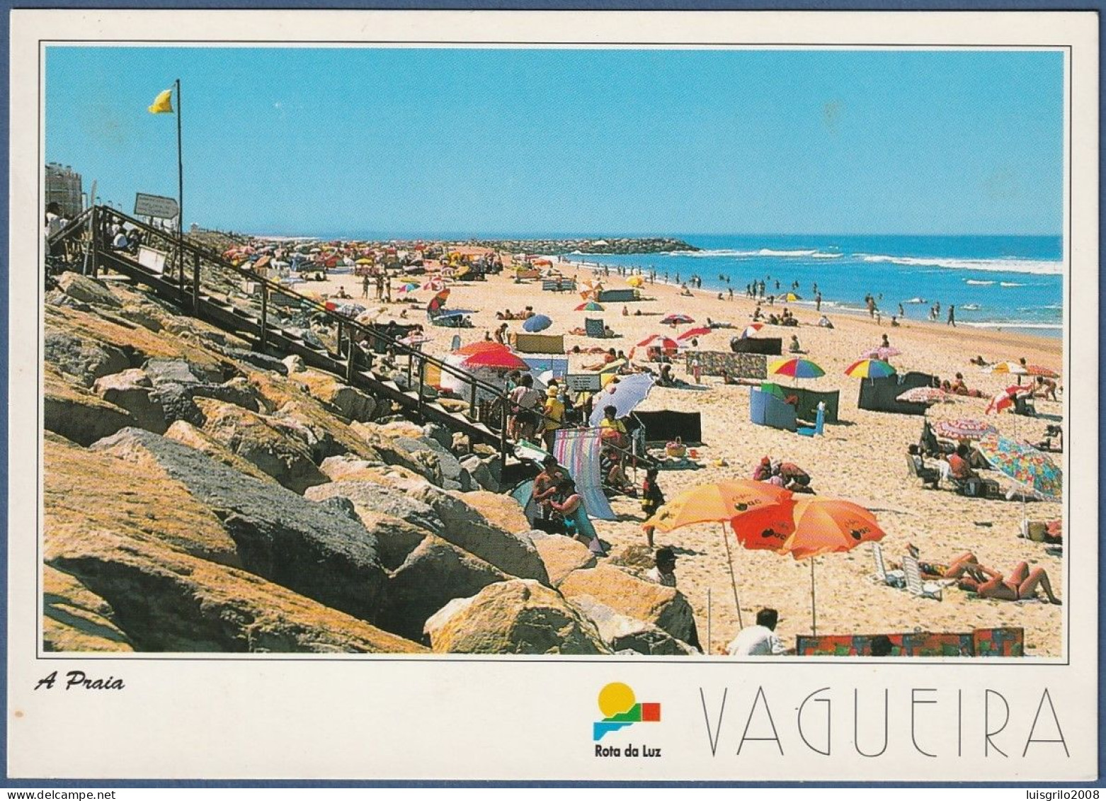 Aveiro - Vagueira, Vagos. A Praia (Letras Cinzentas) - Aveiro