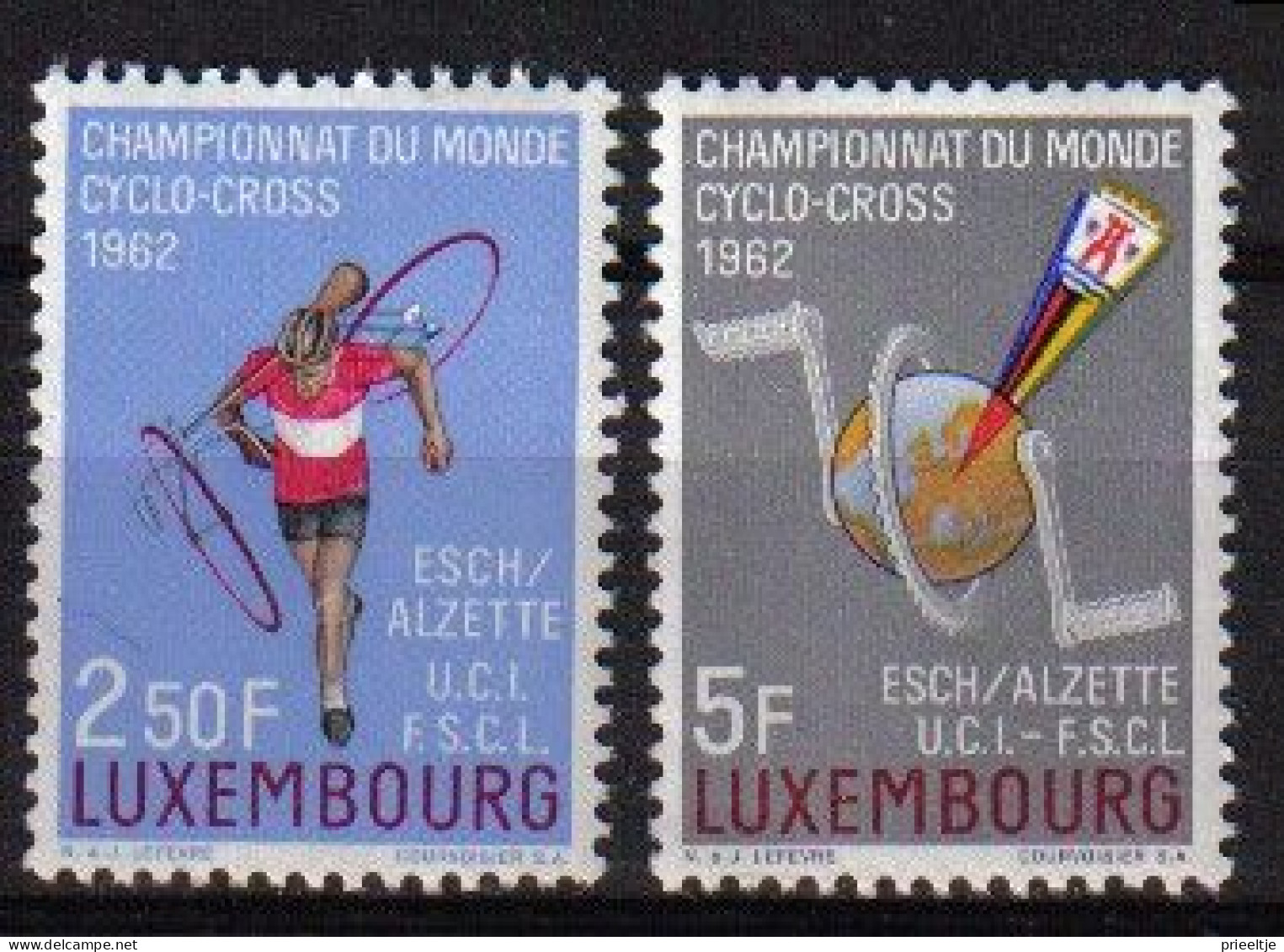 Luxemburg 1962 Cyclo Cross  Y.T. 609/610 ** - Unused Stamps