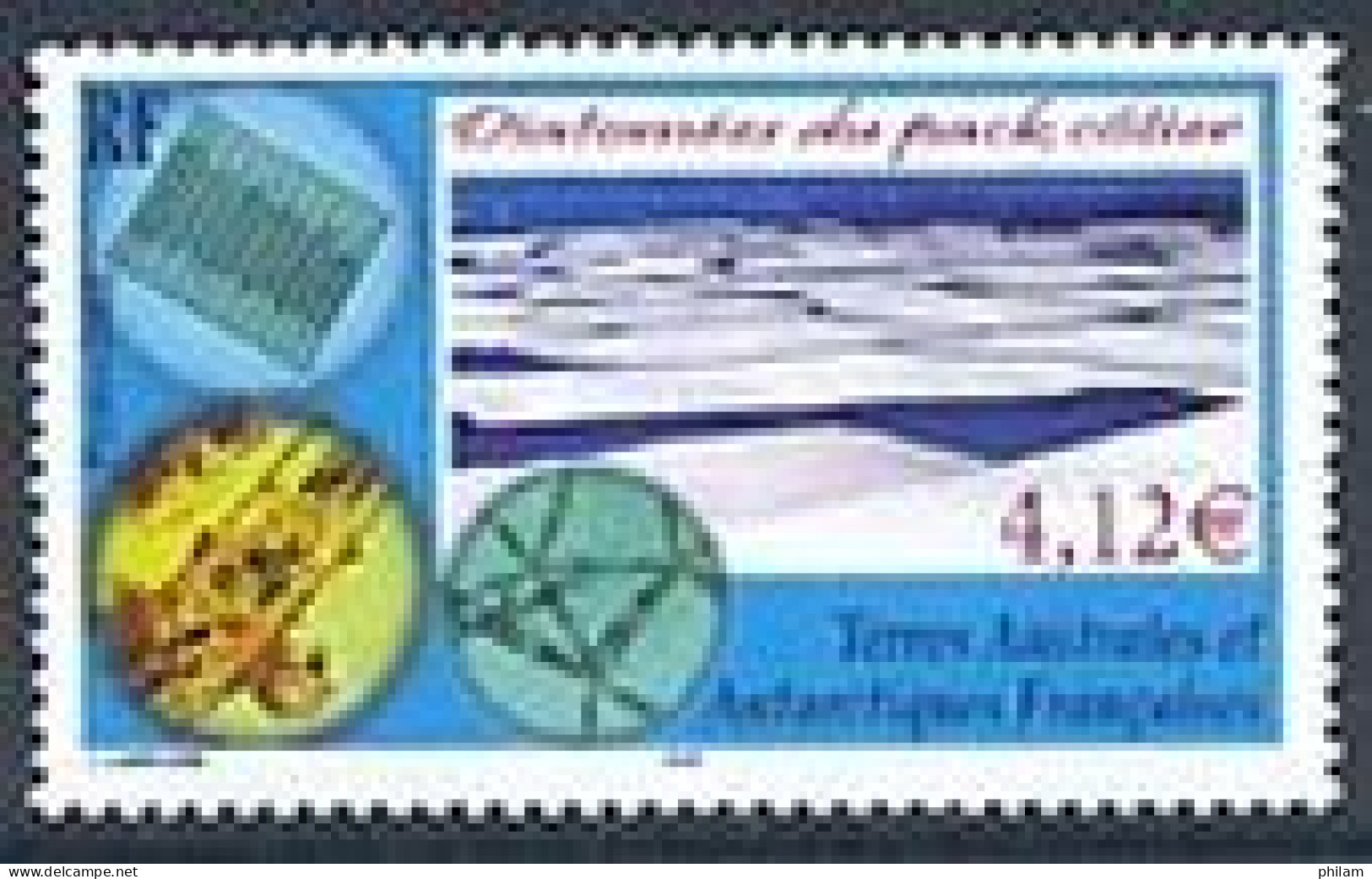 TAAF 2002 - Flore- Diatomées Du Pack Côtier - 1 V. - Unused Stamps