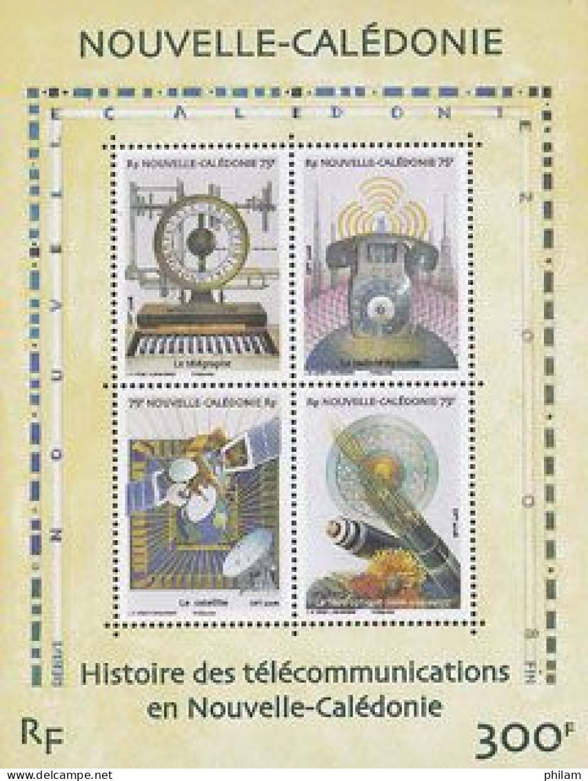 NOUVELLE CALEDONIE 2008 - Histoire Des Telecommunications - BF - Telecom