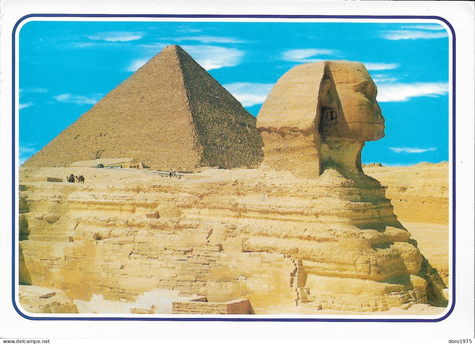 EGYPT - Giza - Pyramids - Sphinx - Unused Postcard - Gizeh