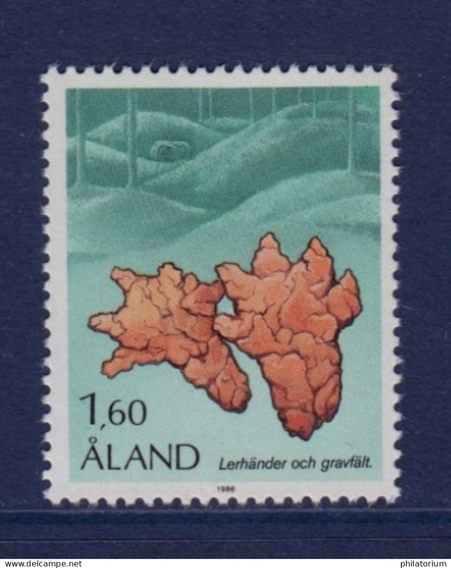 Aland, **, Yv, Mi 16, SG 21, Empreintes De L'âge Du Fer, Archéologie, - Archeologia