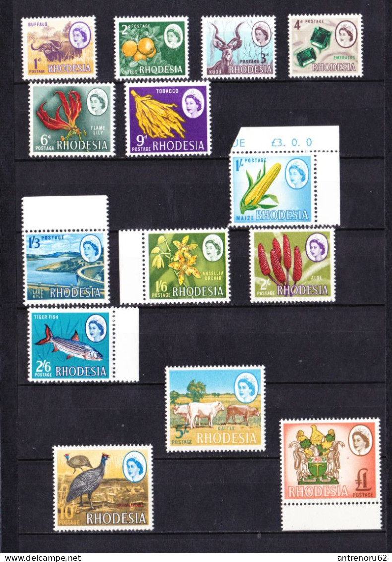 STAMPS-RHODESIA-1966-UNUSED-MNH**SEE-SCAN-SET - Rhodesia (1964-1980)