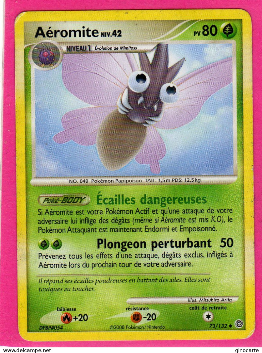 Carte Pokemon 2008 Diamant Et Perle Merveilles Secretes 73/132 Aeromite 80pv Occasion - Diamant & Perle