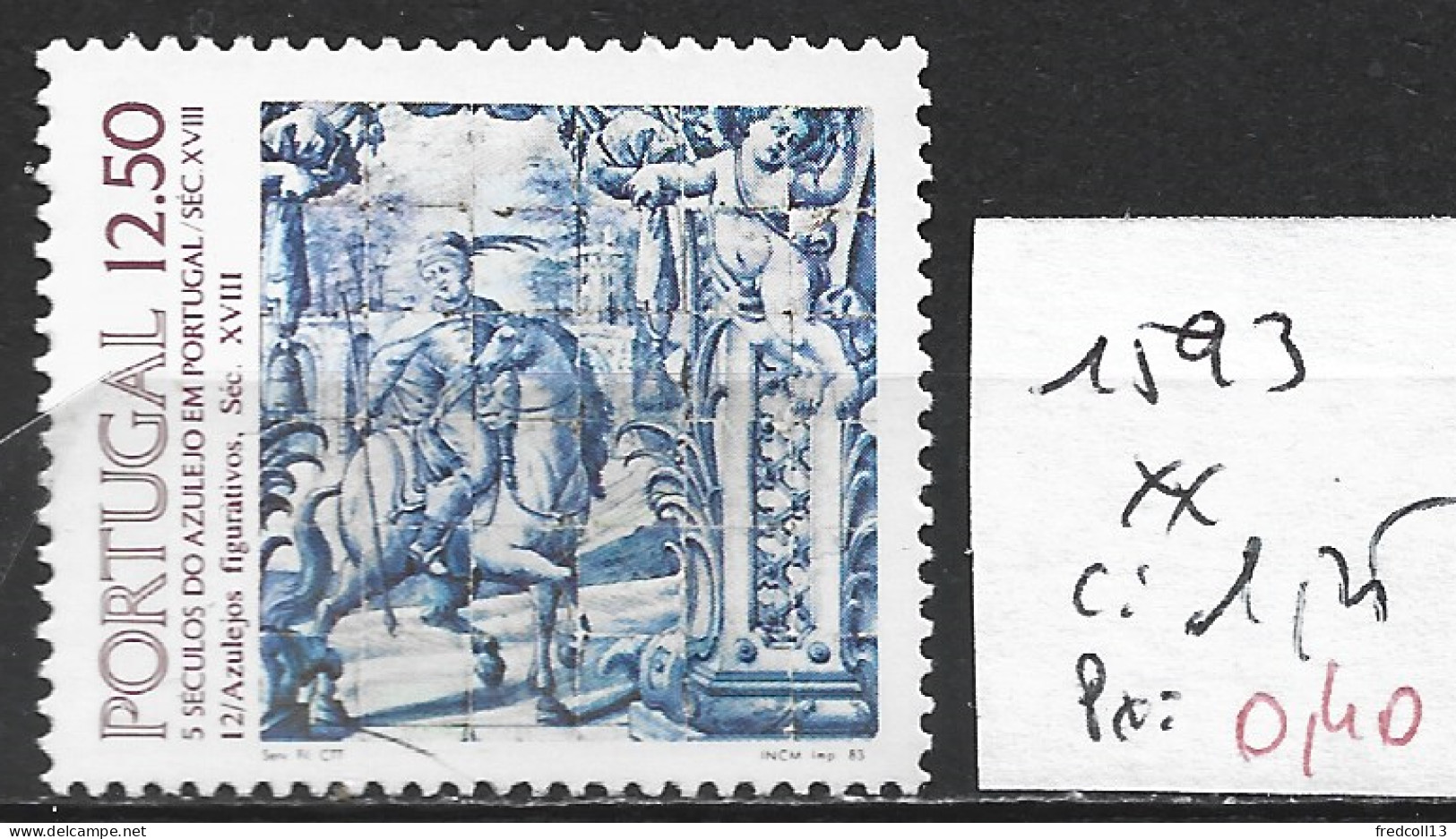 PORTUGAL 1593 ** Côte 1.25 € - Neufs