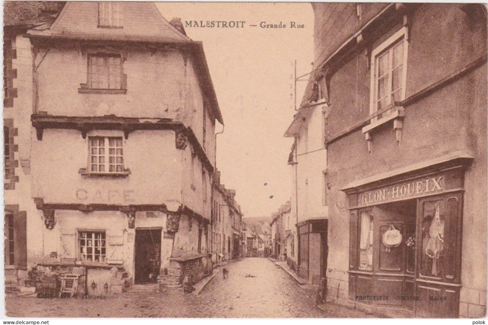 Cpa MALESTROIT – Grande Rue - Malestroit