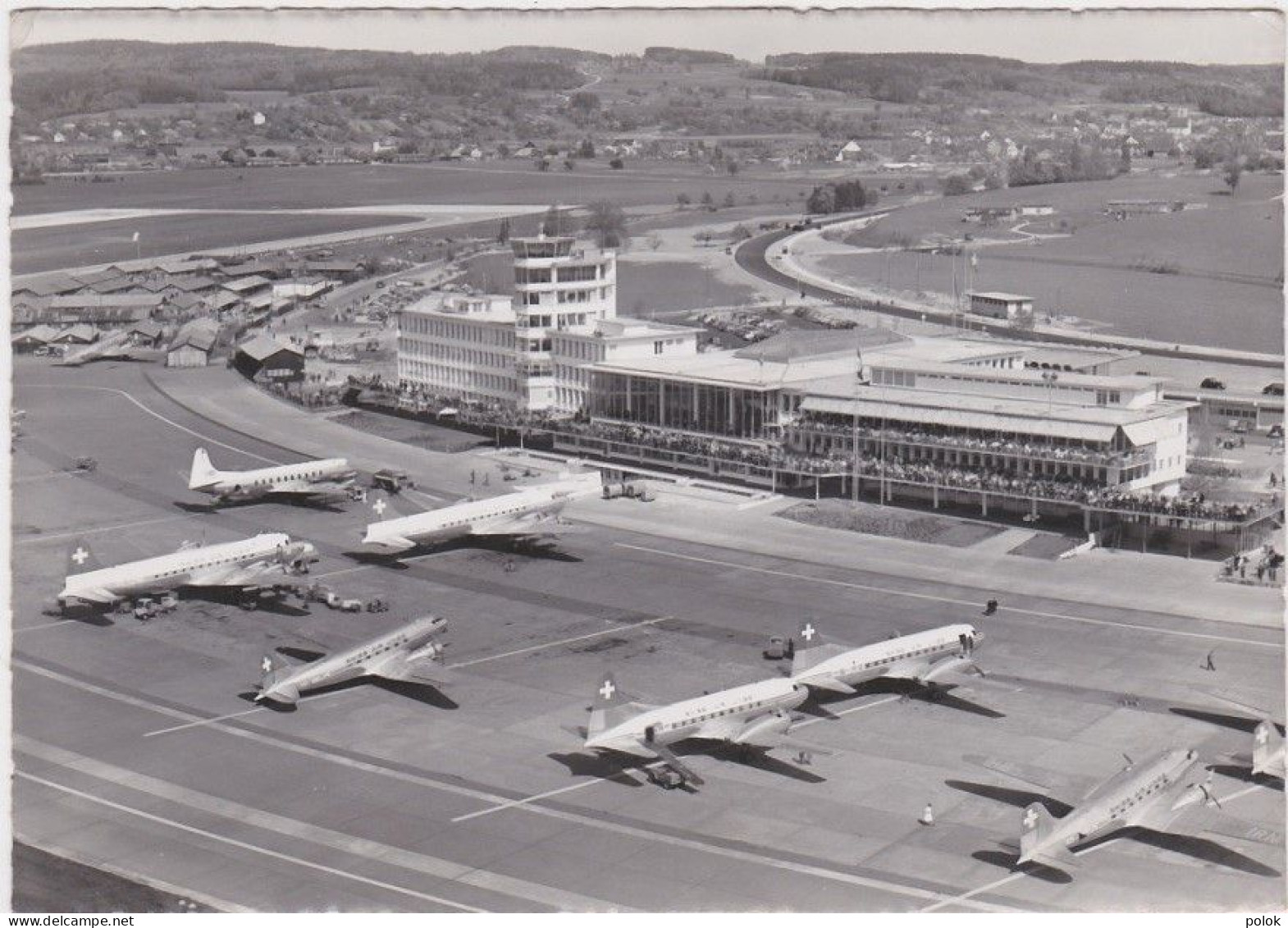 Bu – Cpsm Grand Format Flughof ZURICH-KLOTEN (aéroport) - Kloten