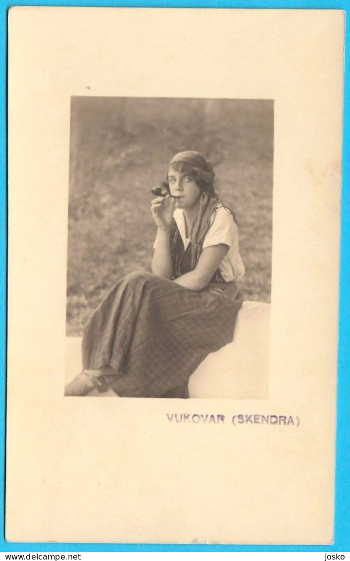 GYPSY GIRL - Vukovar ... Gypsies (Croatian Vintage Postcard From 1925) * Femme Gitane Gitans Zigeuner Zingari Gitanos - Europe