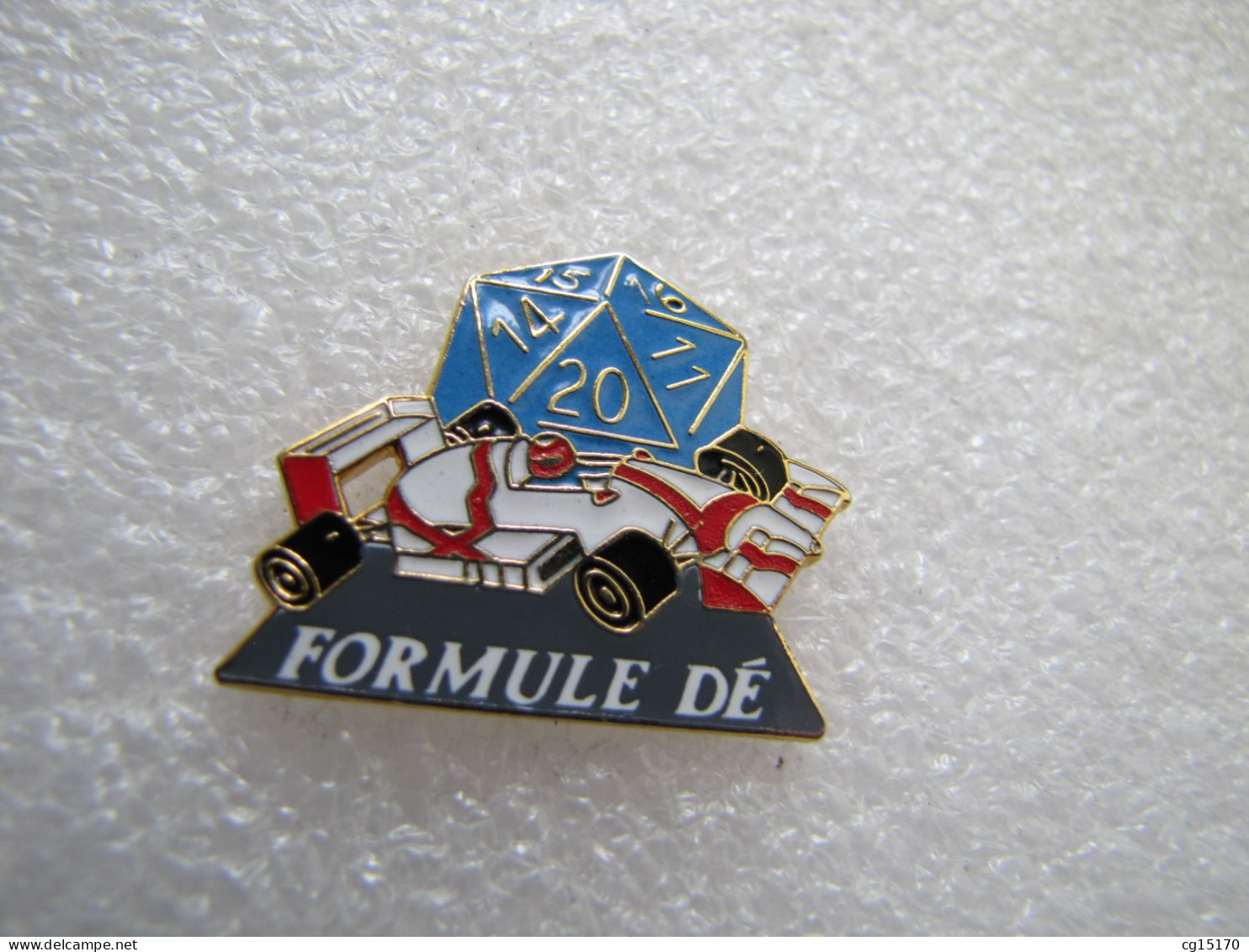 PIN'S   FORMULE DÉ   Email Grand Feu  JEU DE SOCIÉTÉ - F1