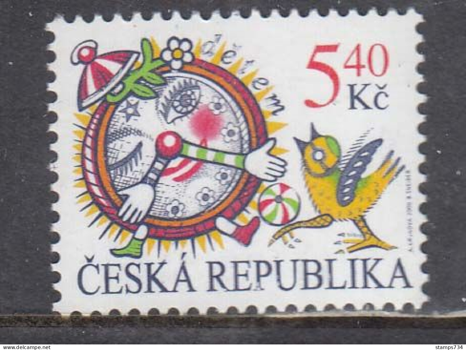 Czech Rep. 2000 - World Children's Day, Mi-Nr. 258, MNH** - Unused Stamps