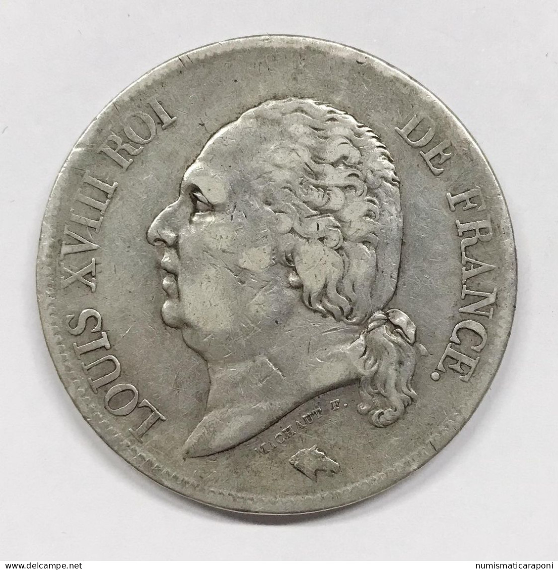 LOUIS XVIII 5 Francs  1817 A Paris. E.1483 - 5 Francs