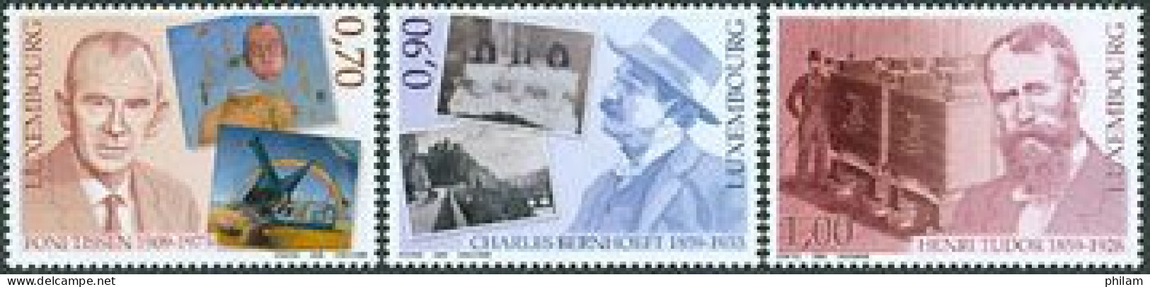 LUXEMBOURG 2009 - Personnages Célèbres - 3 V. - Unused Stamps