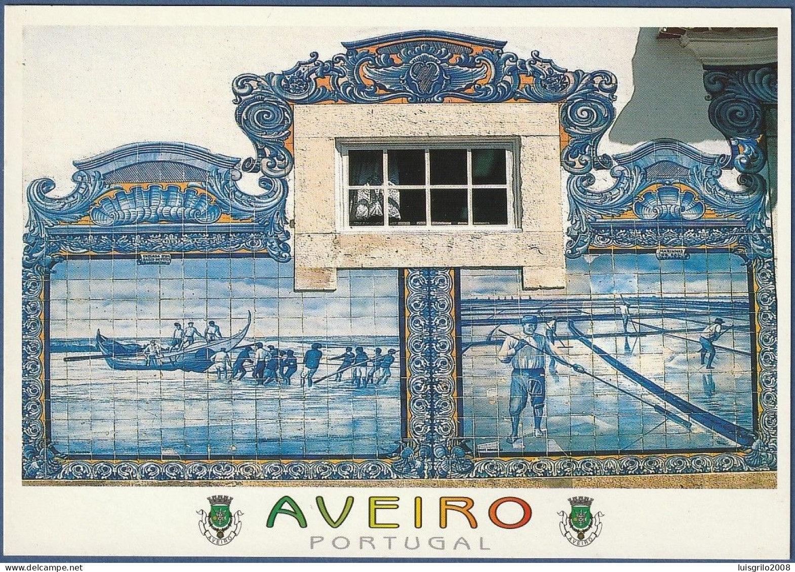 Aveiro - Estação Caminho De Ferro. Painel De Azulejos - Aveiro