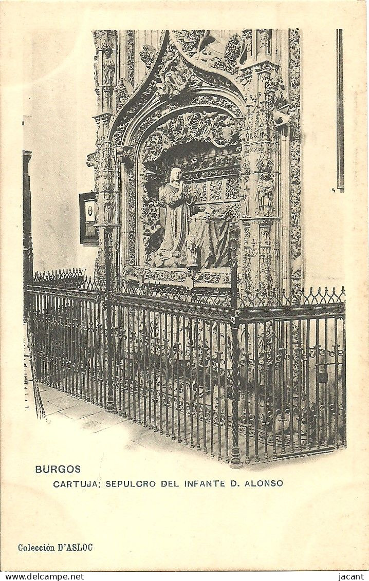 Espana - Burgos - Cartuja Sepulcro Del Infante D. Alonso - Precurseur - Coleccion D' ASLOC - Burgos