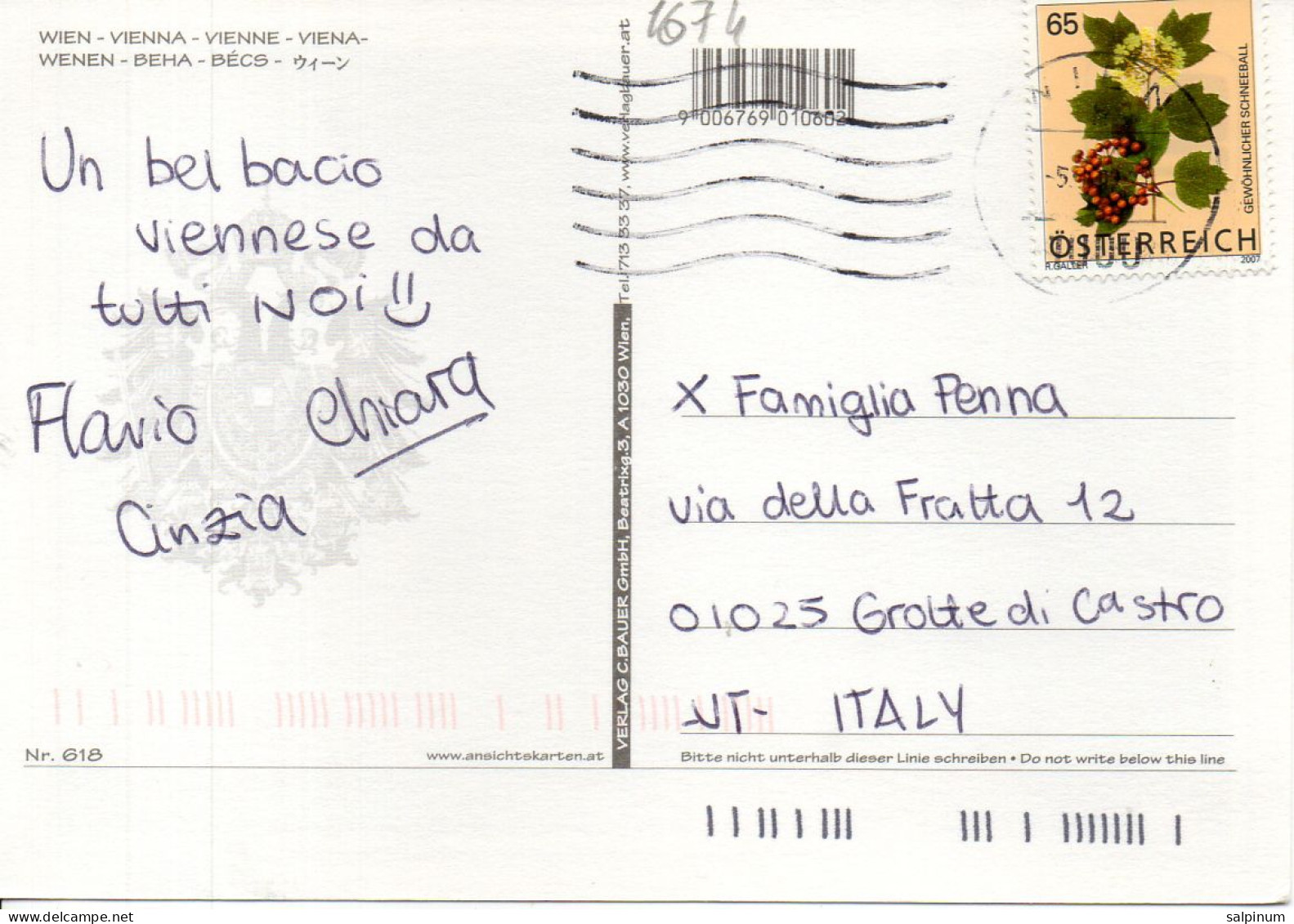 Philatelic Postcard With Stamps Sent From REPUBLIC OF AUSTRIA To ITALY - Cartas & Documentos