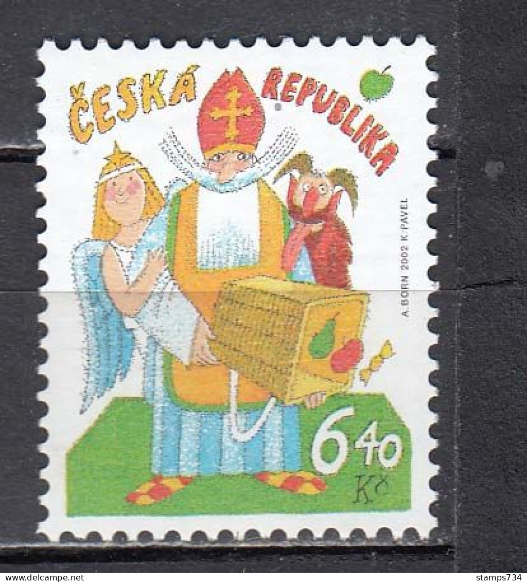 Czech Rep. 2002 - Santa Claus Day, Mi-Nr. 335, MNH** - Unused Stamps