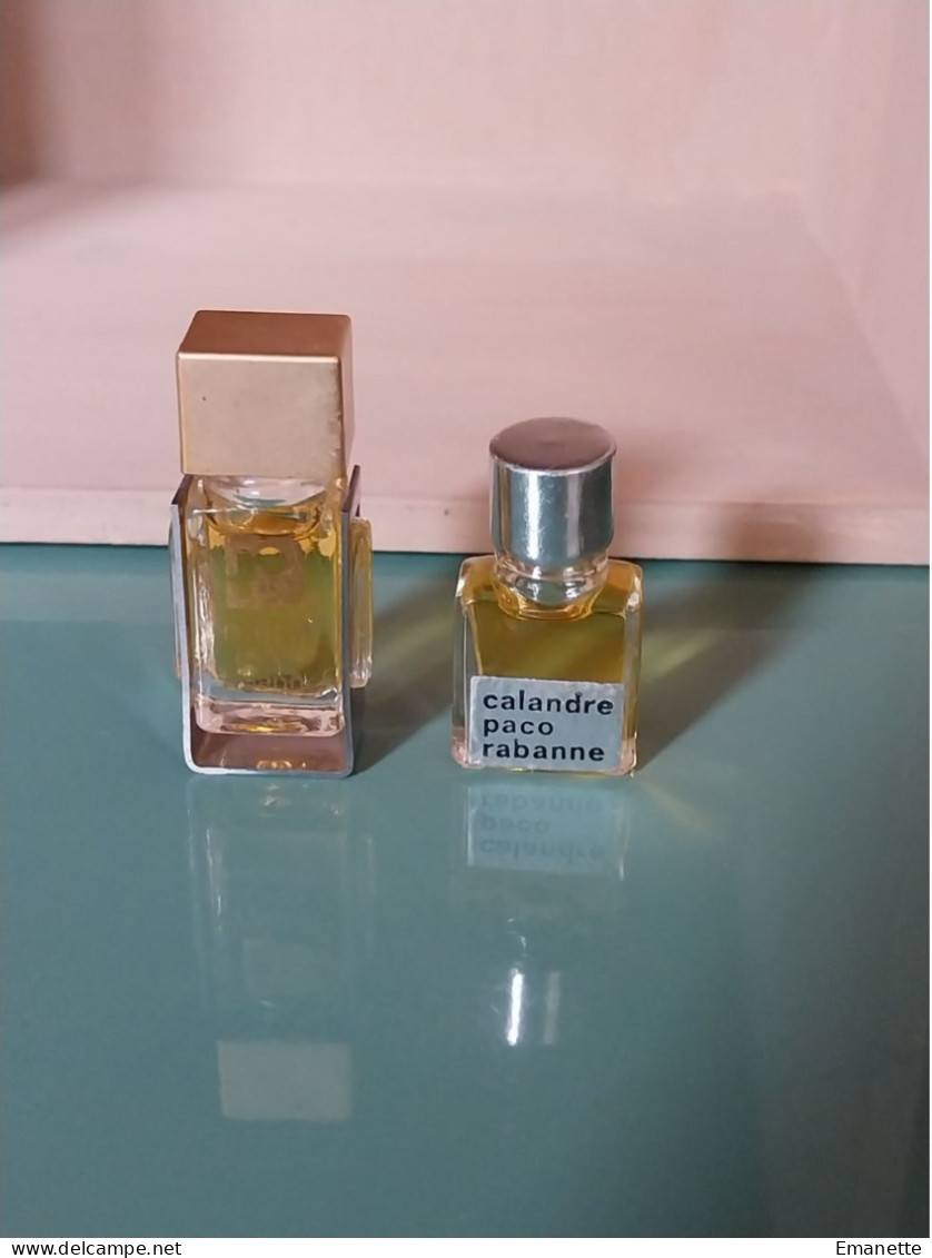 Lot De Deux Miniatures De Paco Rabanne - Miniature Bottles (without Box)