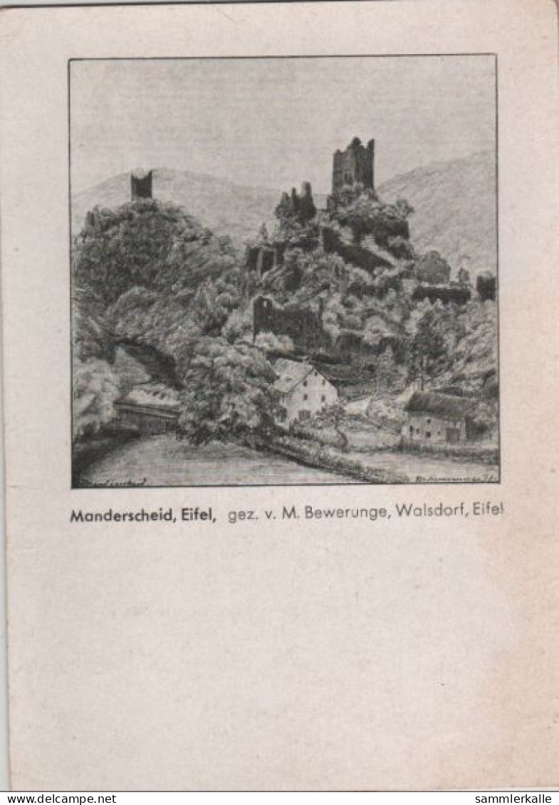 108639 - Manderscheid - Gezeichnet Von Bewerunge - Manderscheid