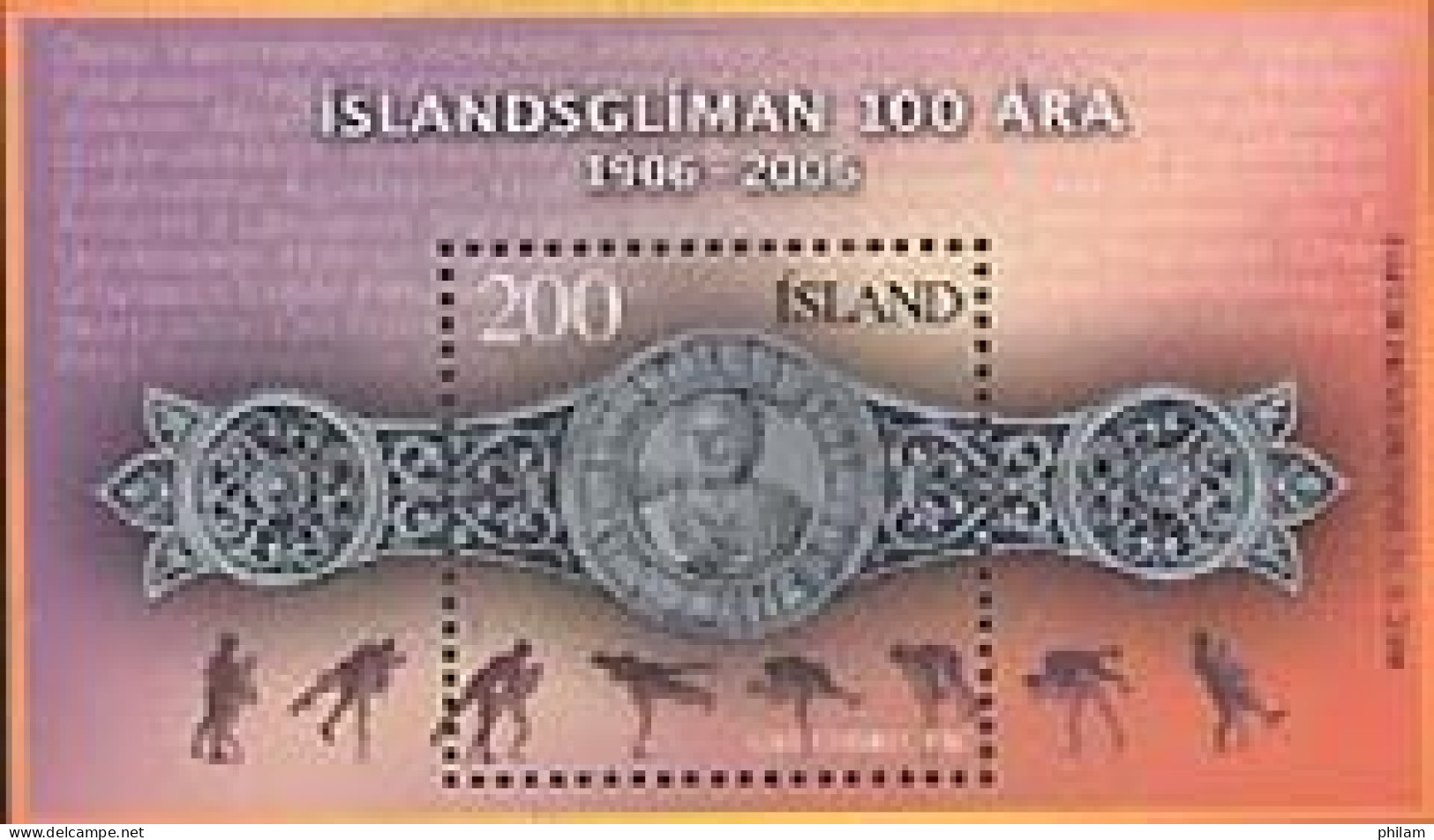 ISLANDE 2006 - La Lutte Islandaise A 100 Ans - BF - Lotta