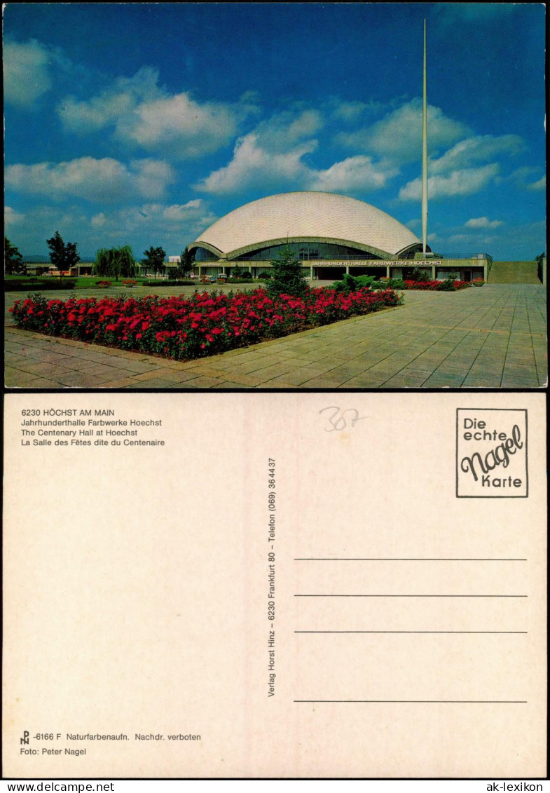Höchst-Frankfurt Am Main Jahrhunderthalle Farbwerke Hoechst 1972 - Hoechst