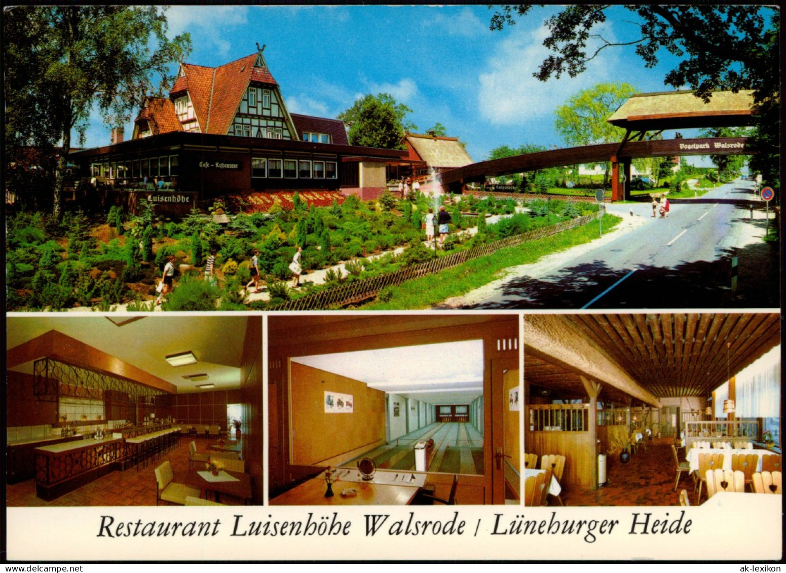 Ansichtskarte Walsrode Restaurant Luisenhöhe Walsrode Lüneburger Heide 1976 - Walsrode