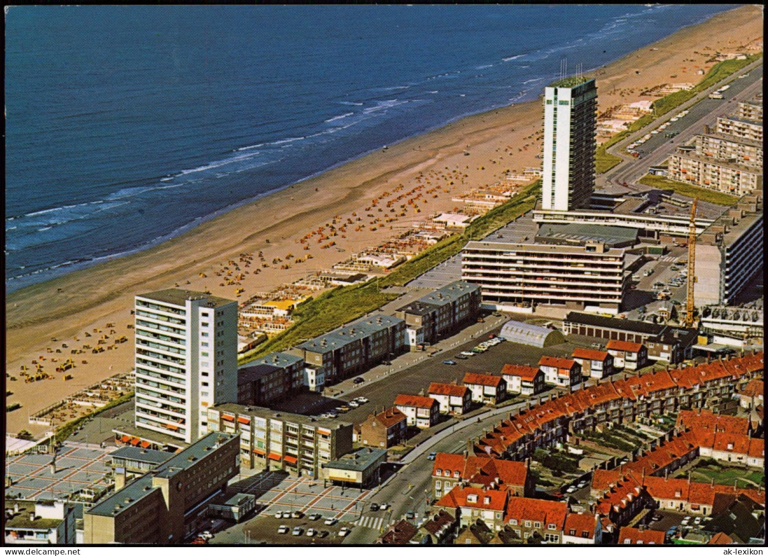 Postkaart Zandvoort Luftbild, Luchtopname 1977 - Zandvoort