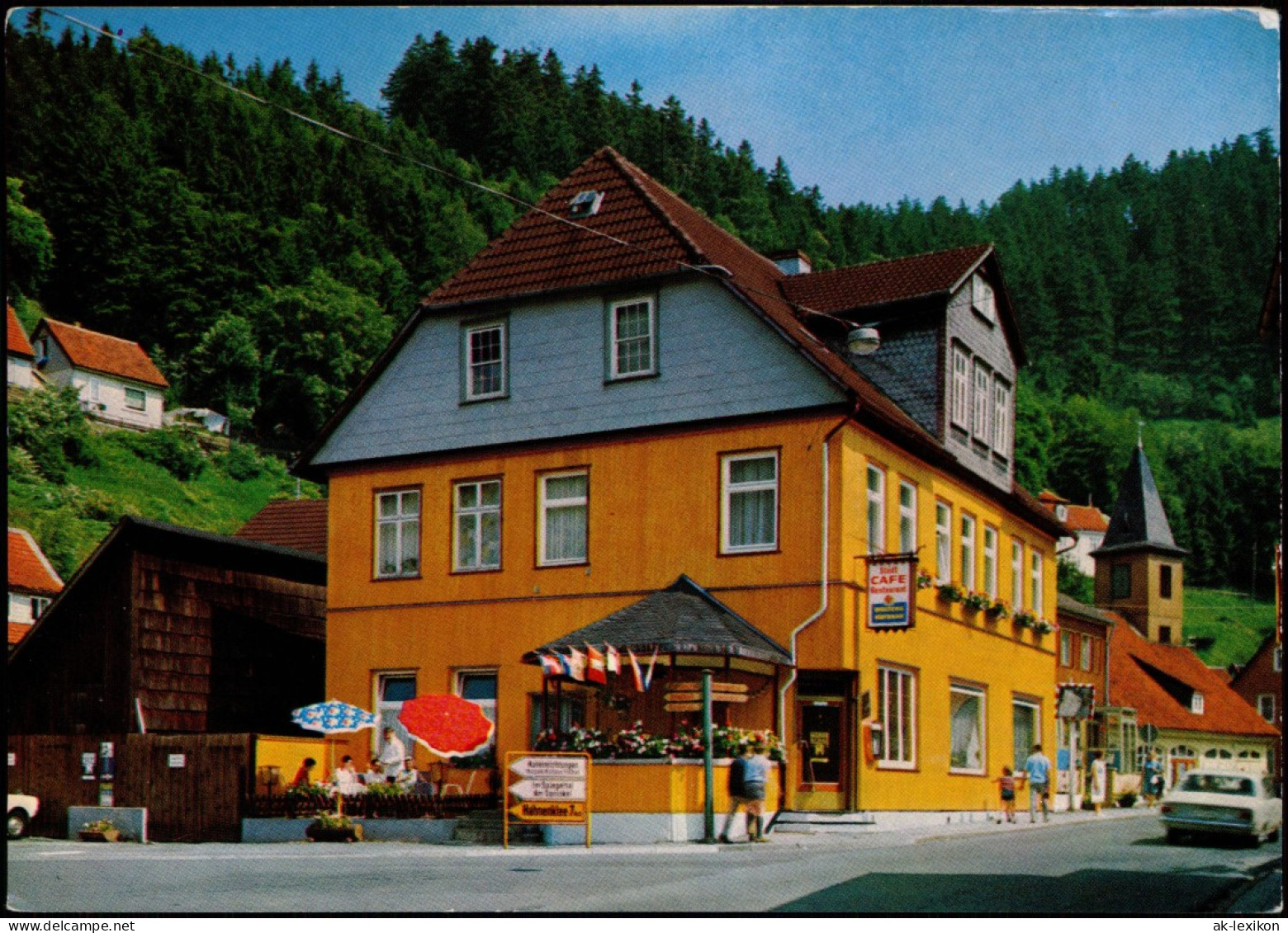 Wildemann (Innerstetal) Restaurant Stadt-Café Bes. Else  Oberharz 1970 - Wildemann