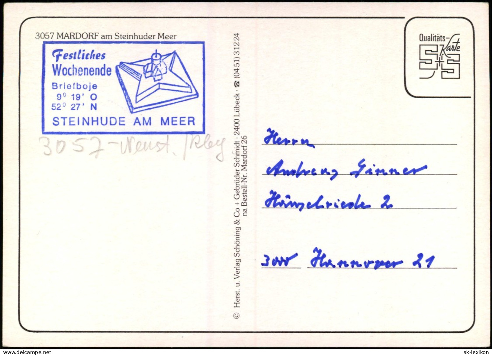 Mardorf Steinhuder Meer Neustadt Am Rübenberge Mehrbildkarte Ortsansichten 1993 - Neustadt Am Rübenberge