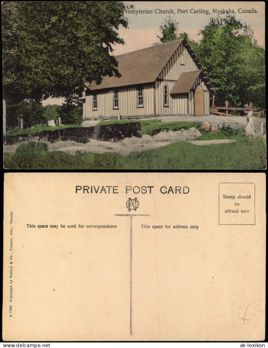 Muskoka Presbyterian Church, Port Carling, Muskoka, Canada Kanada 1910 - Other & Unclassified