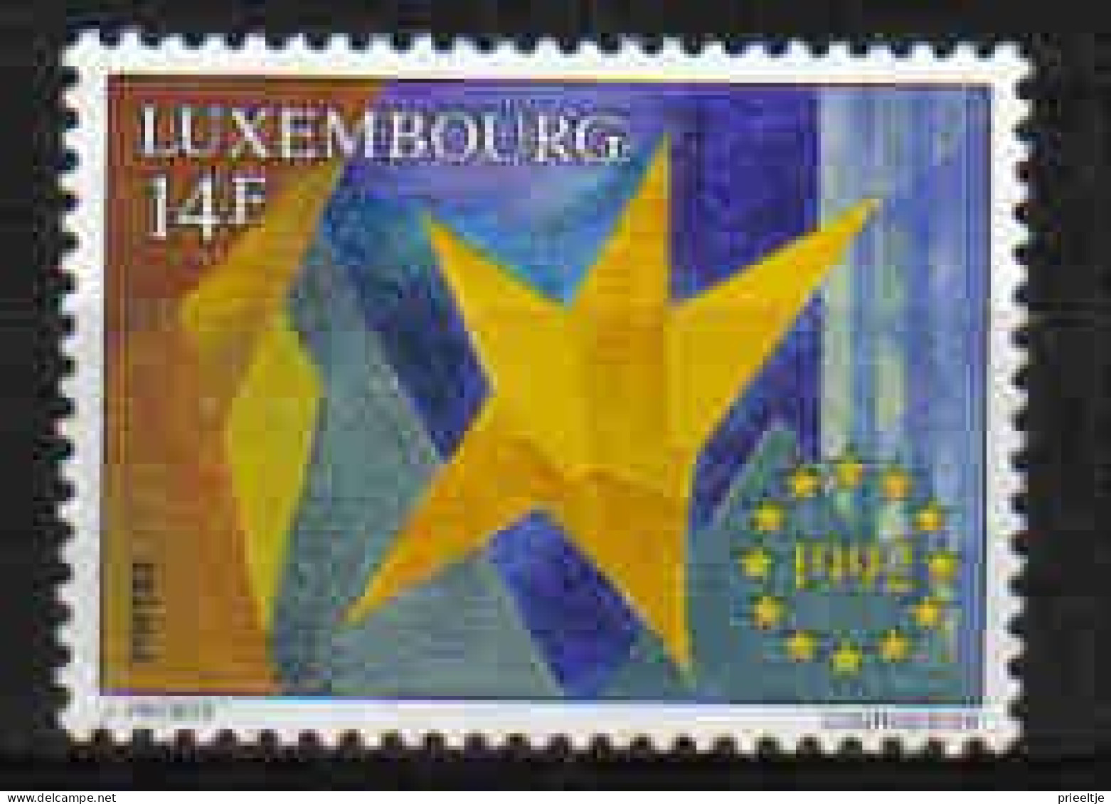Luxemburg 1992 Start Of E.U. Y.T. 1255 ** - Nuevos