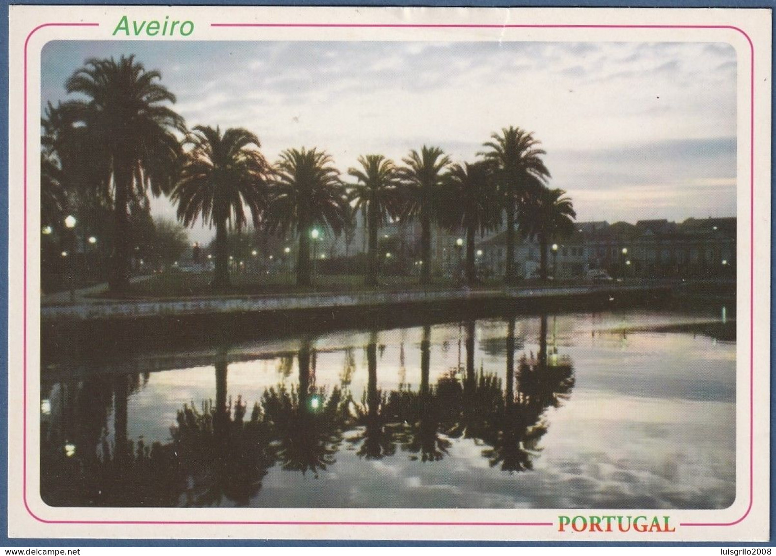 Aveiro - Aspecto Nocturno Do Canal Da Ria - Aveiro