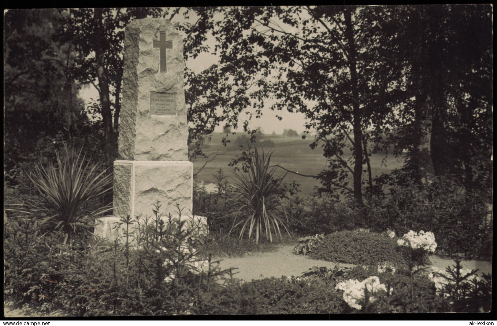 Postcard Liezēre Latvia Grabmal Denkmal Latvia 1922 - Letonia
