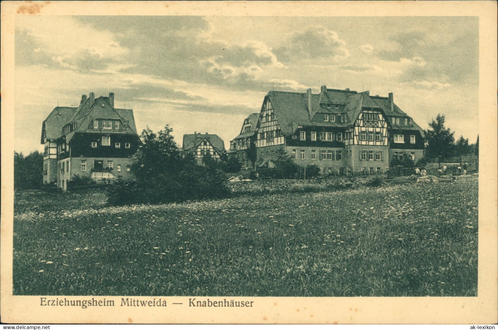 Ansichtskarte Mittweida Erziehungsheim Mittweida Knabenhäuser 1928 - Mittweida