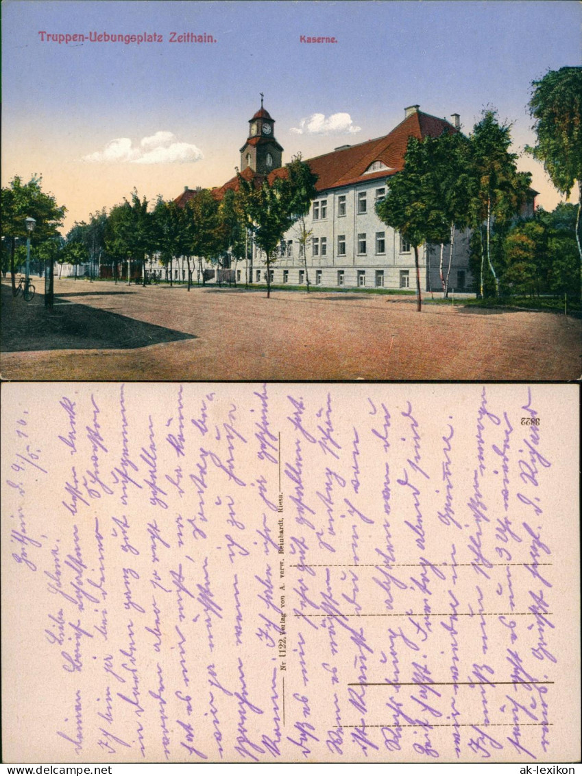 Ansichtskarte Zeithain Kaserne Truppenübungsplatz 1910 - Zeithain