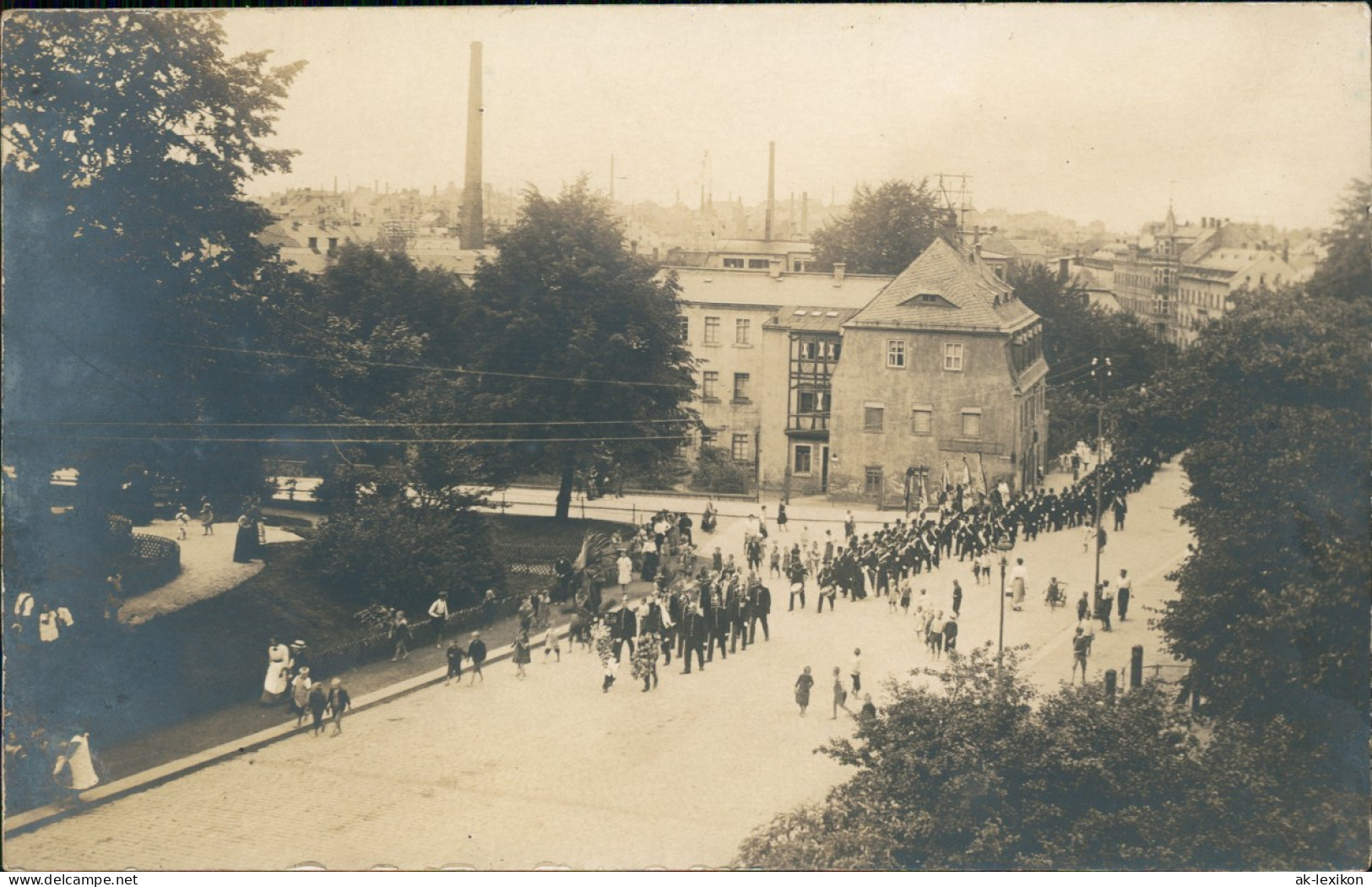 Limbach-Oberfrohna Umzug Uniform, Fabrik Conradi Und Friedemann Privatfoto - Limbach-Oberfrohna