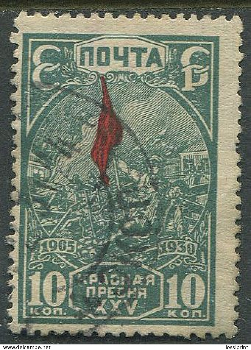 Soviet Union:Russia:USSR:Used Stamp XXV Years From Revolution Attempt In 1905, 1930 - Gebraucht