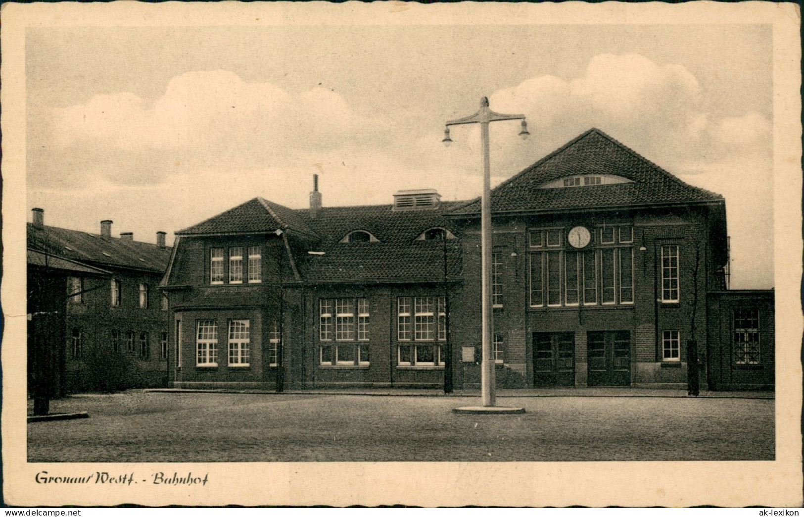 Ansichtskarte Gronau (Westfalen) Bahnhof 1940 - Gronau