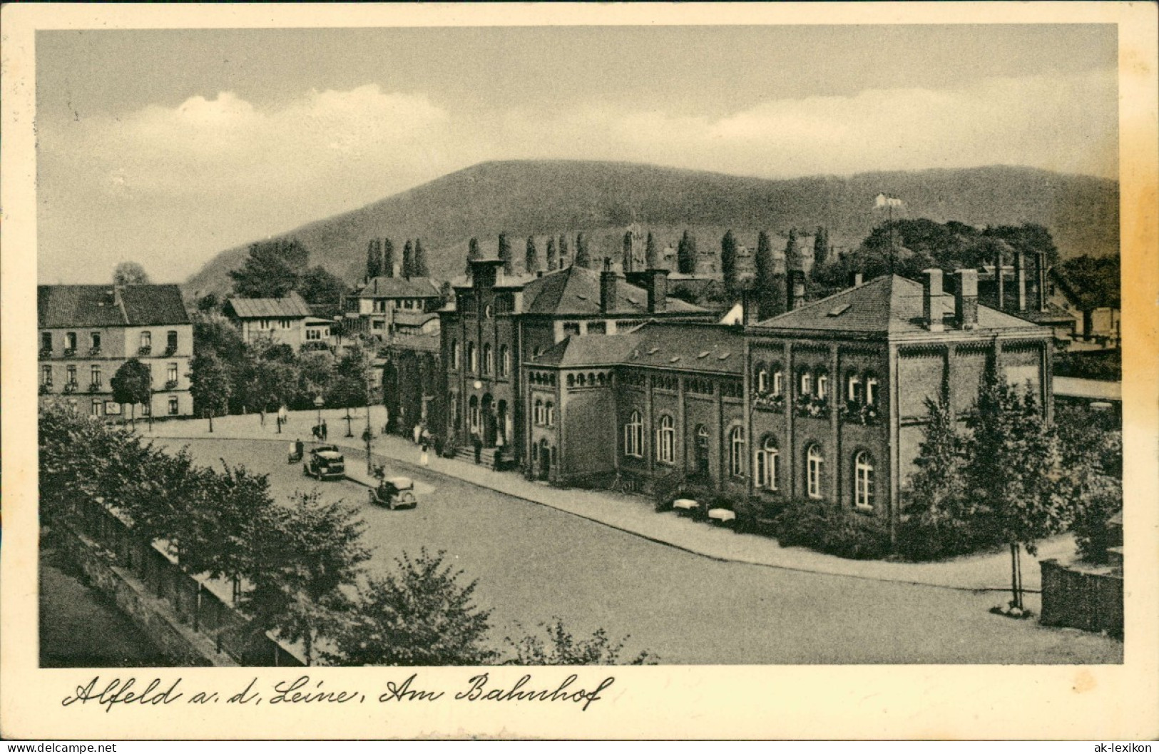 Ansichtskarte Alfeld (Leine) Partie Am Bahnhof 1954 - Alfeld
