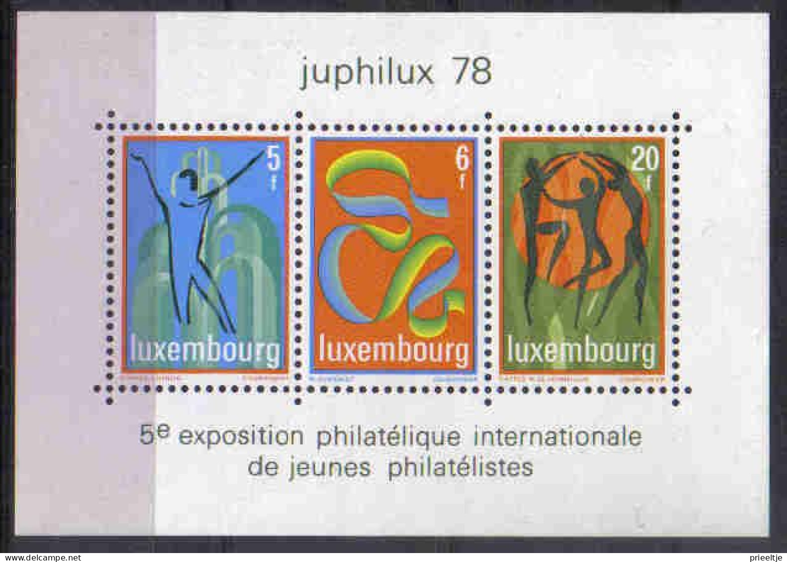 Luxemburg 1978 Juphilux S/S Y.T. BF 12 ** - Blocchi & Foglietti