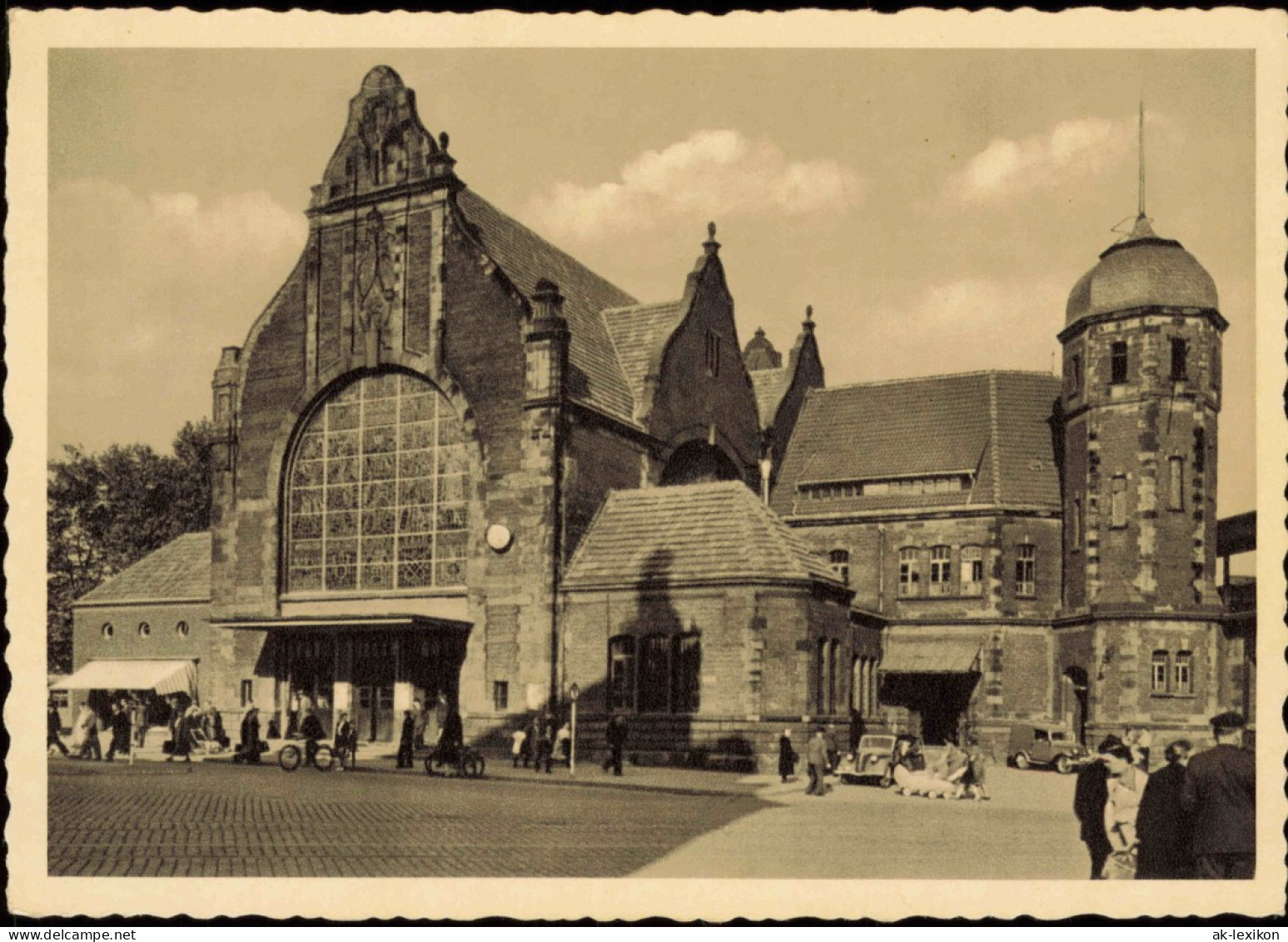 Ansichtskarte Gelsenkirchen Bahnhof 1959 - Gelsenkirchen