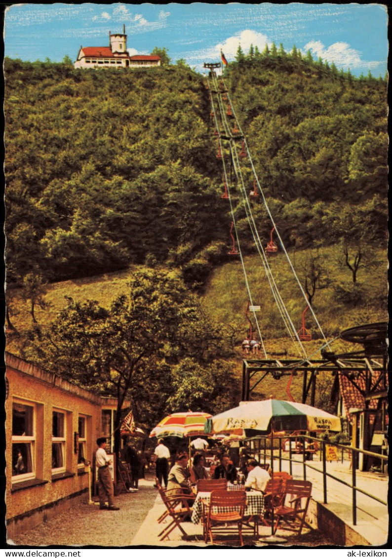 Ansichtskarte Bad Lauterberg Im Harz Burgseilbahn, Station Restaurant 1969 - Bad Lauterberg