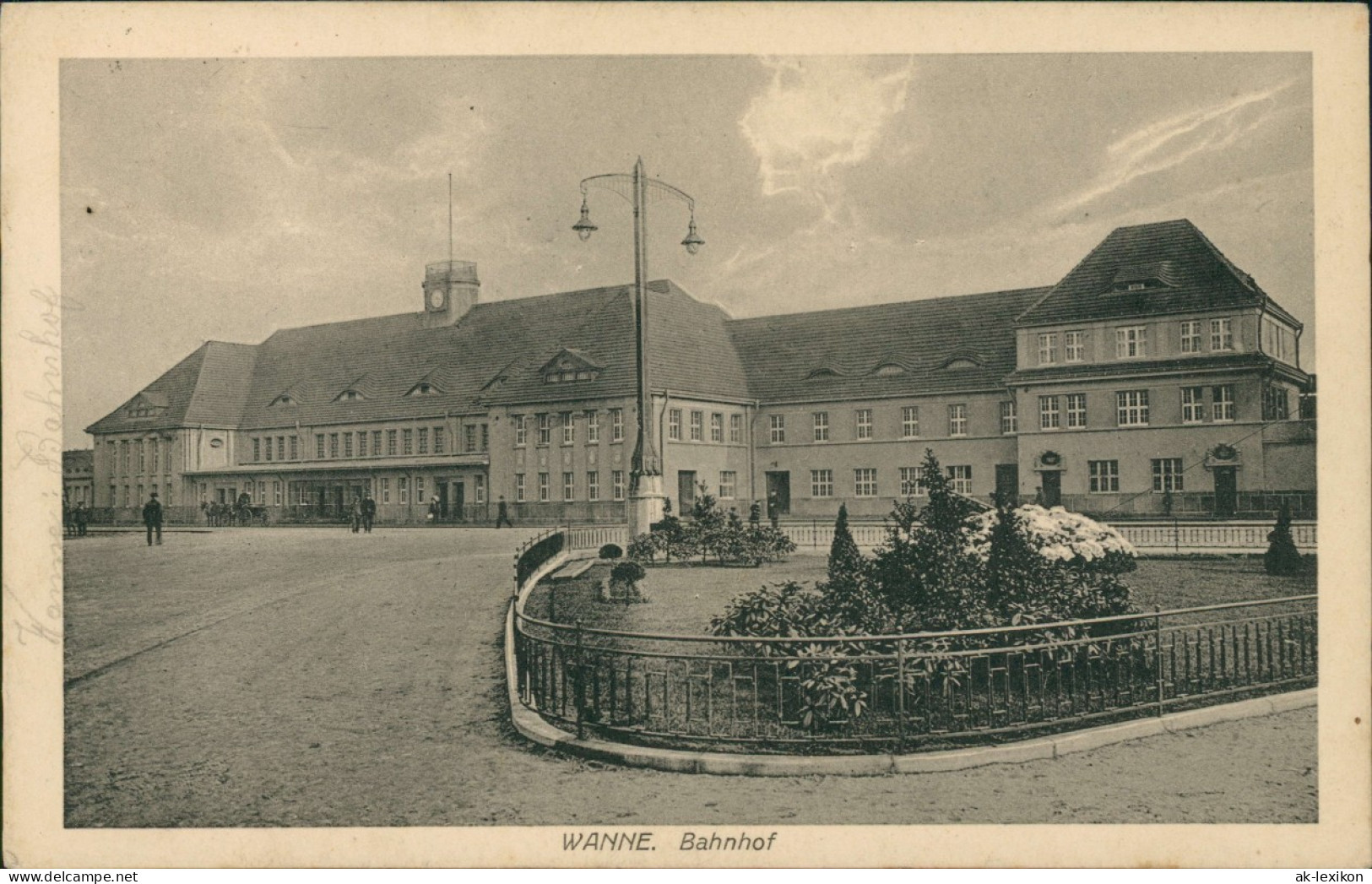 Ansichtskarte Wanne-Eickel-Herne Bahnhof 1917 - Herne