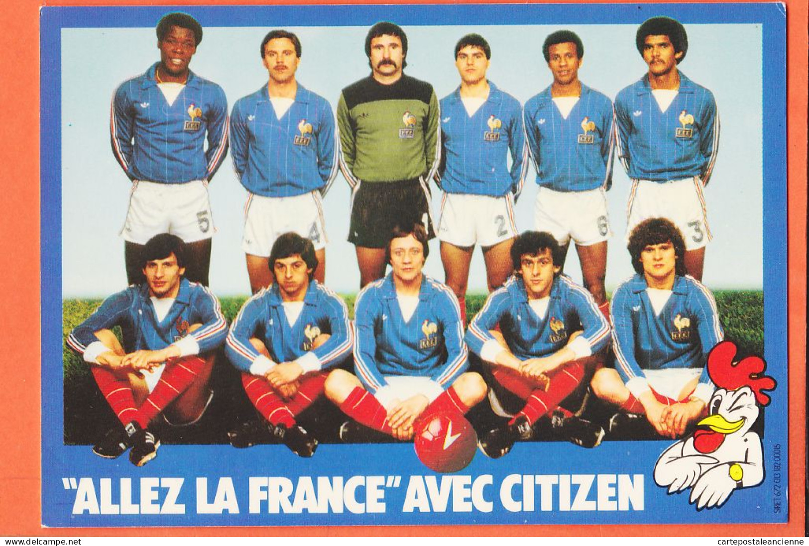 29454 / ⭐ ♥️ 13-LA VALENTINE MARUANI Horloger ALLEZ LA FRANCE Avec CITIZEN Phases Finales MUNDIAL Equipe Football  - Les Caillols, La Valentine