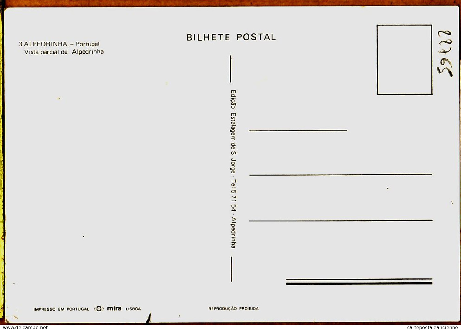 29162 / ⭐ ALPEDRINHA Portugal -Castelo Branco- Vista Parcial 1980s - Ediçao Estalagem De S.JORGE N°3 - Castelo Branco