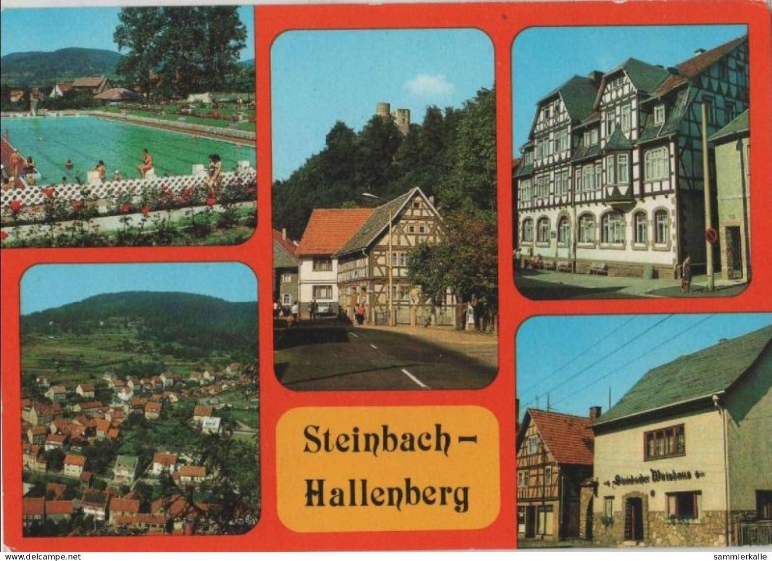 75360 - Steinbach-Hallenberg - U.a. Blick Von Der Hallenburg - 1984 - Steinbach-Hallenberg