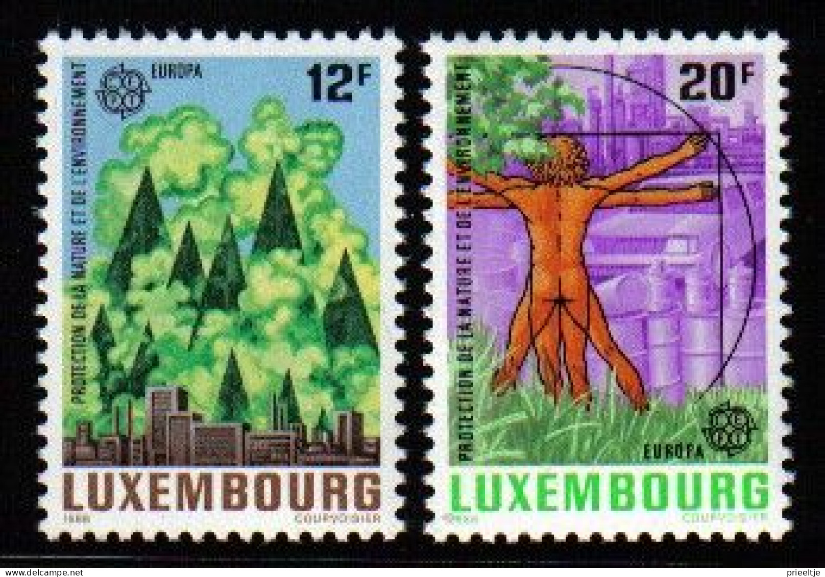Luxemburg 1986 Europa Protect Nature Y.T. 1101/1102 ** - Neufs